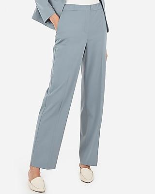 Express Womens Mvmnt High Waisted Pull-on Wide Leg Palazzo Pant