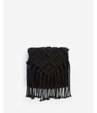 Express Womens Crochet Belt Bag