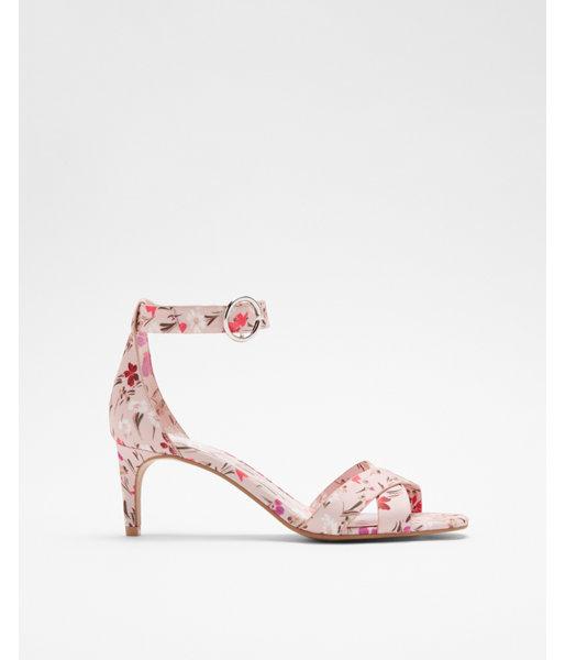 Express Womens Floral Kitten Heel