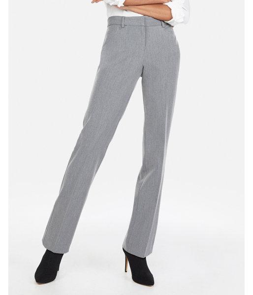 Express Womens Mid Rise Slim Flare Columnist Pant