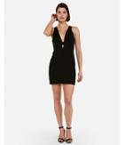 Express Womens Deep V  Dress