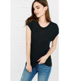 Express Women's Tees Ribbed One Eleven Rolled