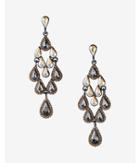 Express Womens Stone Chandelier Drop Earrings