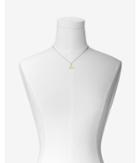 Express Womens Sideways A Initial Pendant Necklace