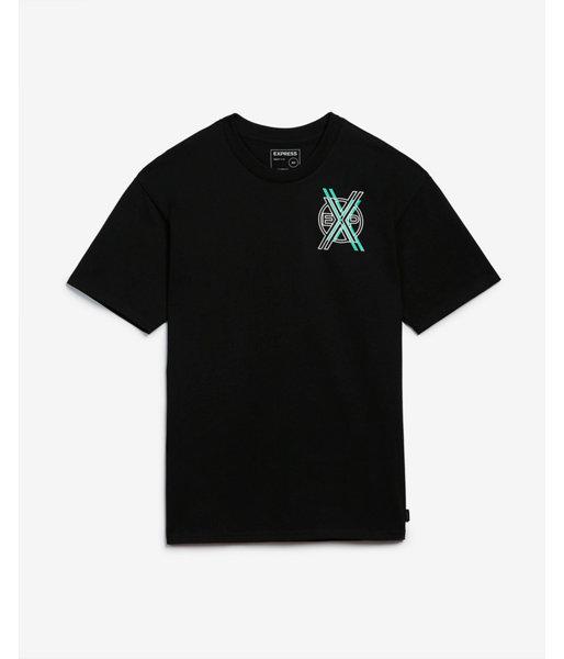 Express Mens Heavy Weight Express Logo Brand That Unites Graphic Tee