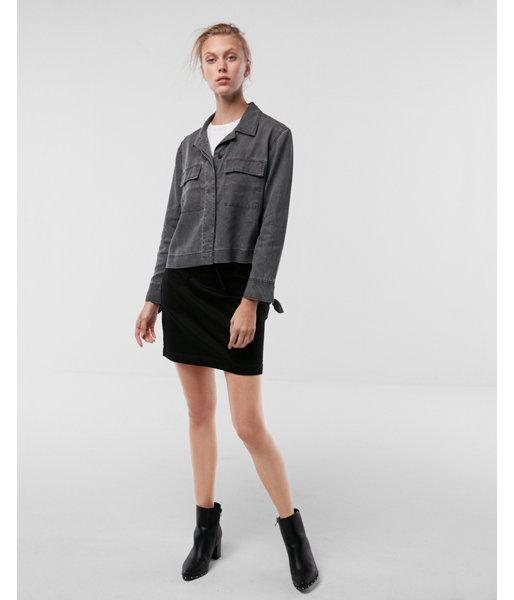 Express Womens Cropped Soft Twill