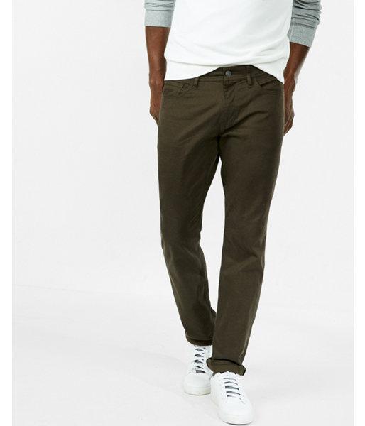 Express Mens Slim Fit Stretch Five Pocket