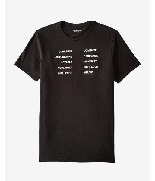 Express Sureshot Crew Neck Graphic Tee