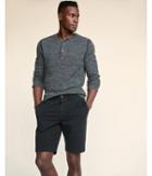 Express Mens Slim Fit 9 Inch Garment Dyed Flat Front