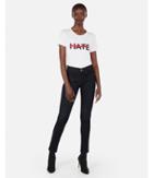 Express Womens No Hate Only Love Graphic Easy Tee