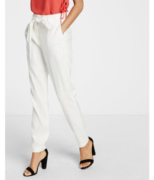 Express Petite Paperbag Waist Pant