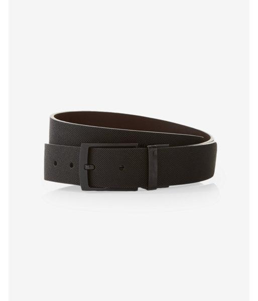 Express 2-in-1 Textured Strap Reversible Prong Belt