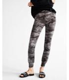 Express Womens Camo Marled Stretch Terry