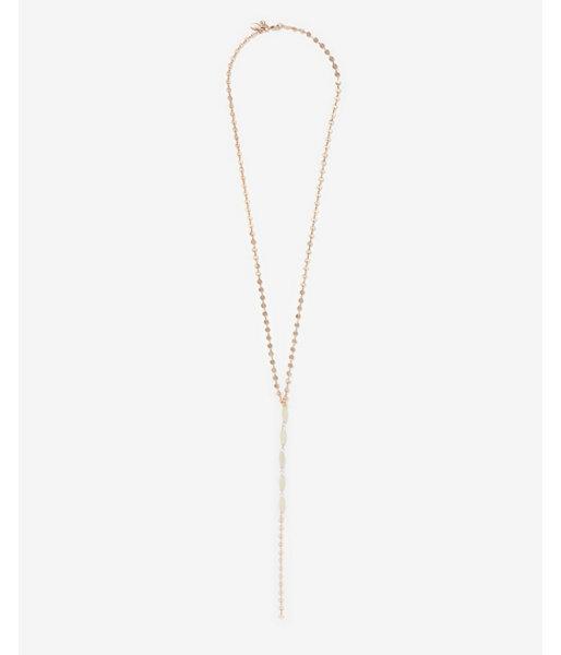 Express Womens Disc Chain Y-neck Necklace