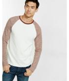 Express Mens Double Knit Baseball Tee