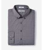Express Mens Slim Fit Small Check Performance Dress