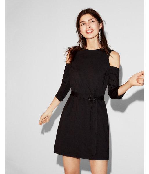 Express Womens Cold Shoulder  Dress
