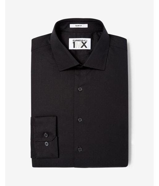 Express Slim Fit Easy Care Square Dobby 1mx Dress