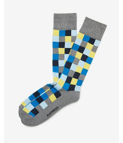 Express Mens Cushioned Big Check Dress