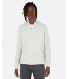 Express Mens Terry Popover Henley Hoodie