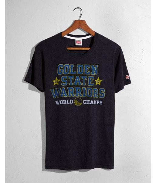 Express Mens Homage Golden State Warriors World Champs Tee