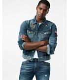Express Patch Denim Jacket