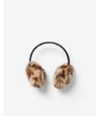 Express Womens Faux Fur Leopard Earmuffs