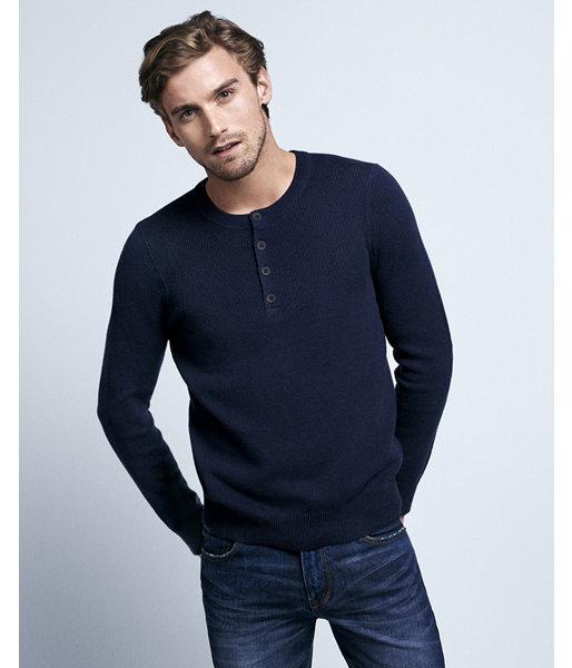 Express Textured Henley