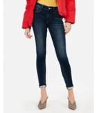 Express Womens Petite Mid Rise Dark Wash Fleece Stretch Jeggings