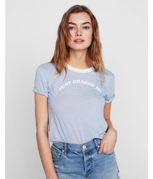 Express Womens Express One Eleven Just Charge It Graphic Tee