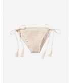Express Womens Solid Crochet Adjustable Bikini