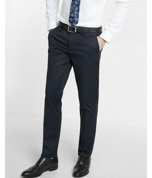Express Skinny Innovator Navy Dress Pant