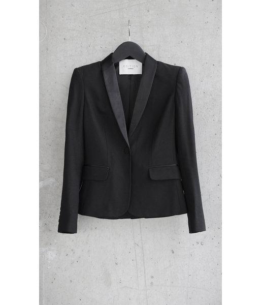Express Women's Outerwear Express Edition One Button Tuxedo Jacket