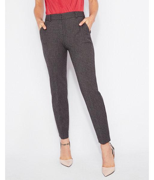Express Womens Mid Rise Tweed Ankle Columnist Pant