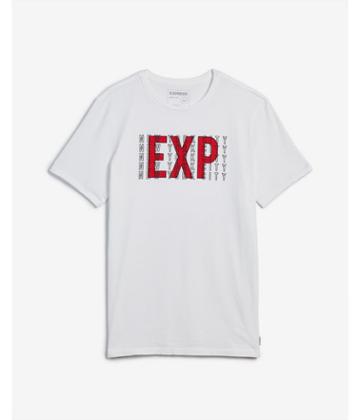 Express Mens Exp Nyc Overlay Graphic Tee