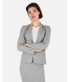 Express Womens Textured Button Front Blazer