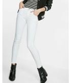 Express White Mid Rise Stretch Jean
