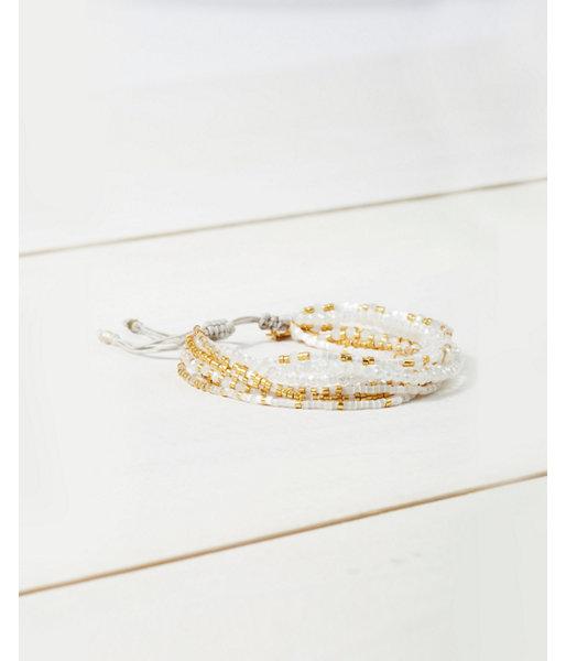 Express Womens Chan Luu Multi Strand Pull Tie Bracelet