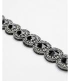 Express Womens Scalloped Beaded Belt