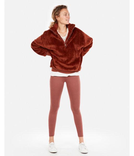 Express Womens Express One Eleven Fleece Quarter-zip