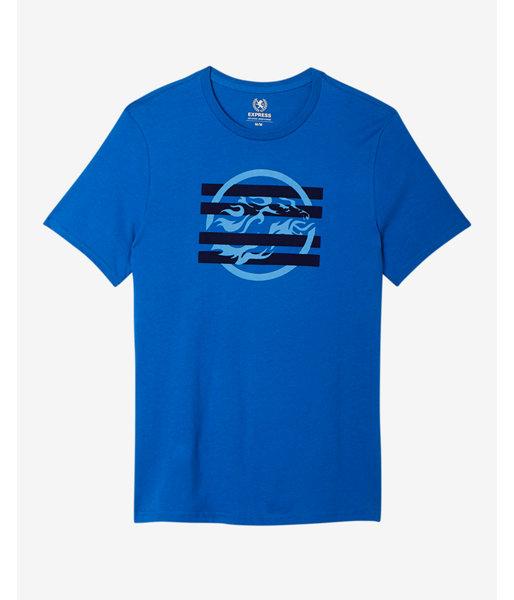 Express Bright Lion Crew Neck Graphic Tee