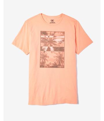 Express Beach Palms Crew Neck Graphic Tee