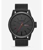 Express Mens Empire Black Mesh Strap Muti-function Watch