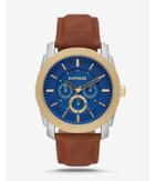 Express Mens Express Mens Rivington Blue Face Multi-function Watch - Brown