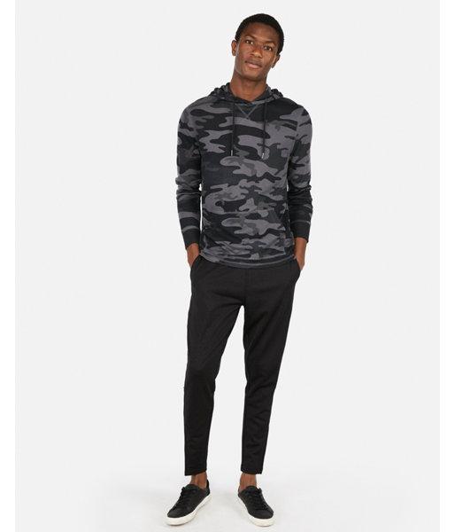 Express Mens Camo Waffle Hoodie