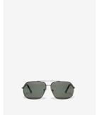 Express Mens Metal Frame Square Aviators
