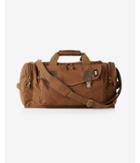 Express Mens Robert Mason Leather Canvas Weekender Bag