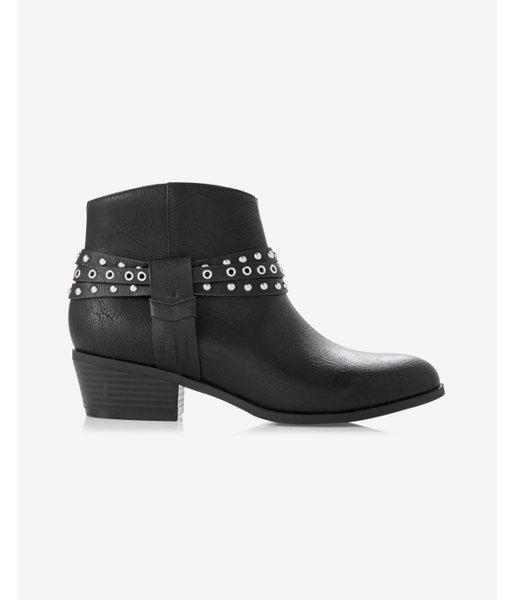 Express Womens Studded Flat Bootie