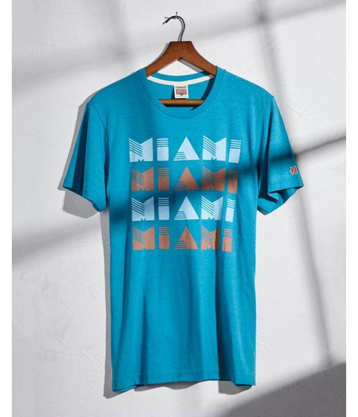 Express Mens Homage Miami Crew Neck Tee