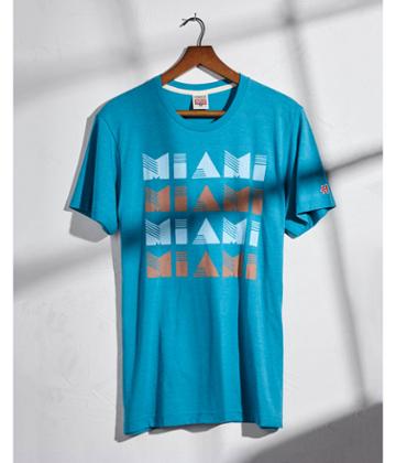 Express Mens Homage Miami Crew Neck Tee